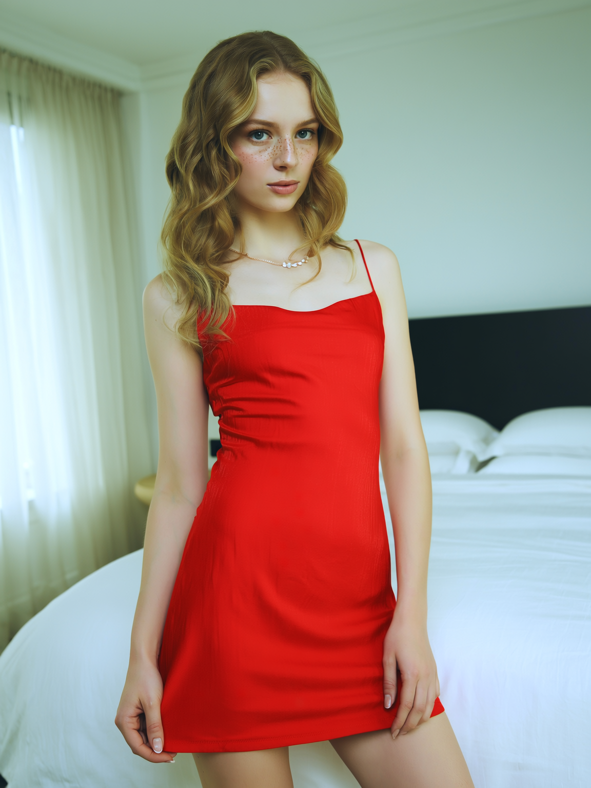 Women Sleepwear  Slinky Mini Dress By Leg Avenue