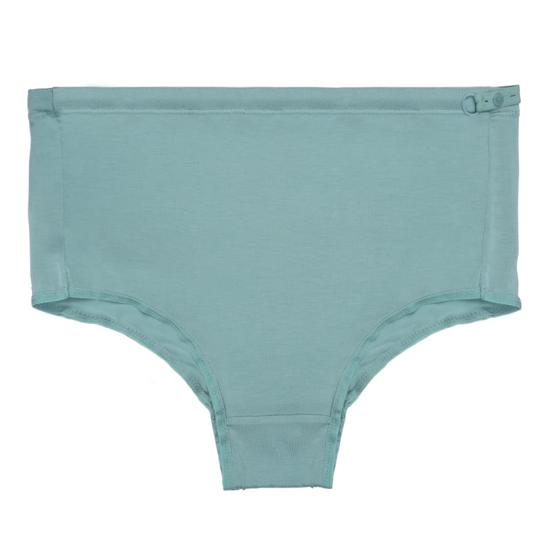 PEE SAFE Adjustable Maternity Panty ( PACK OF 2) | High Waist Pregnancy Panty for Women | Soft Comfy Cotton | Soft Hipster Panties Over Bump