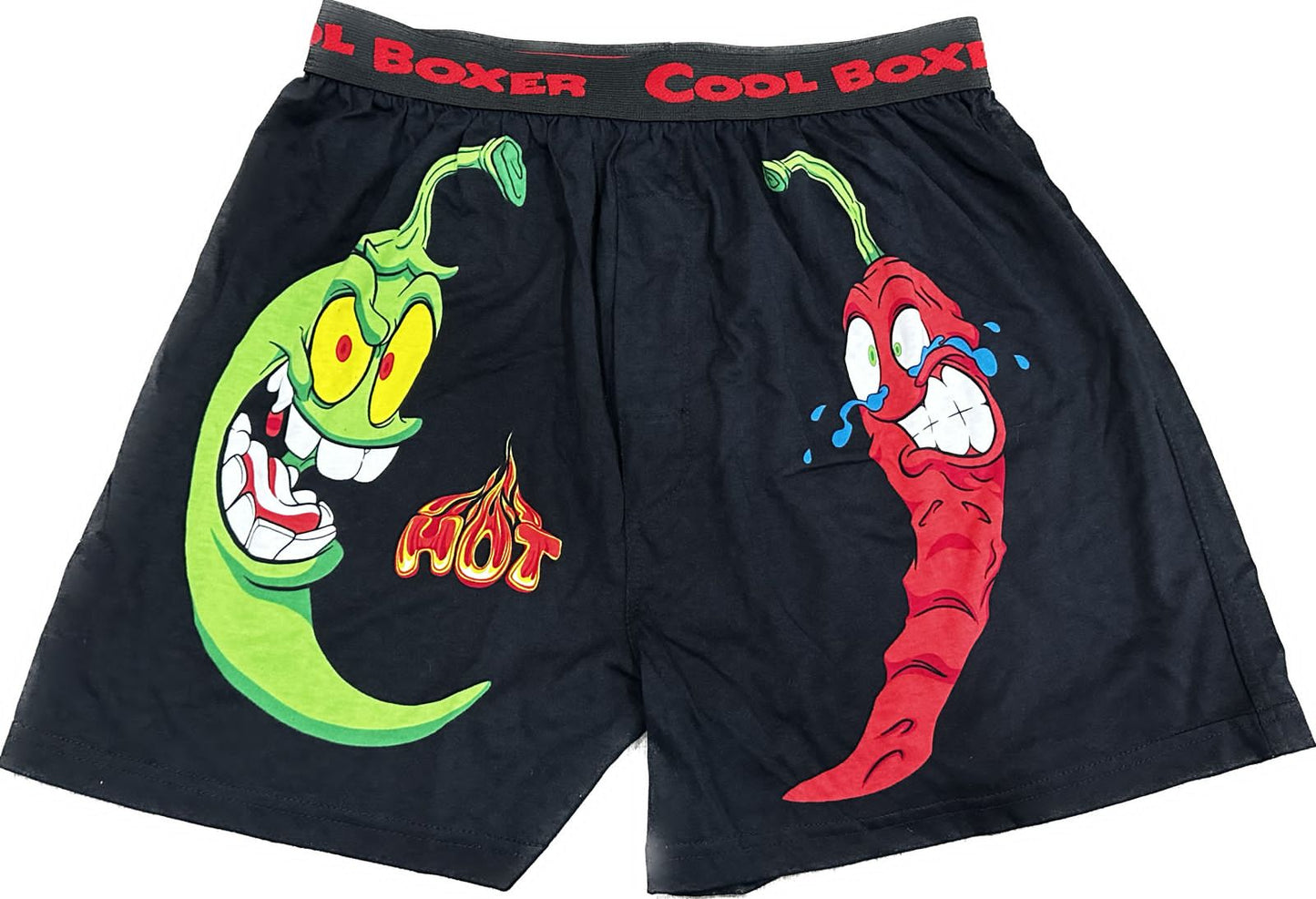 Men "HOT CHILI" Cartoon Boxer