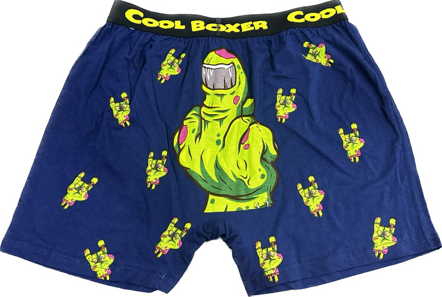 Men "NOT TODAY SATAN" Cartoon Boxer