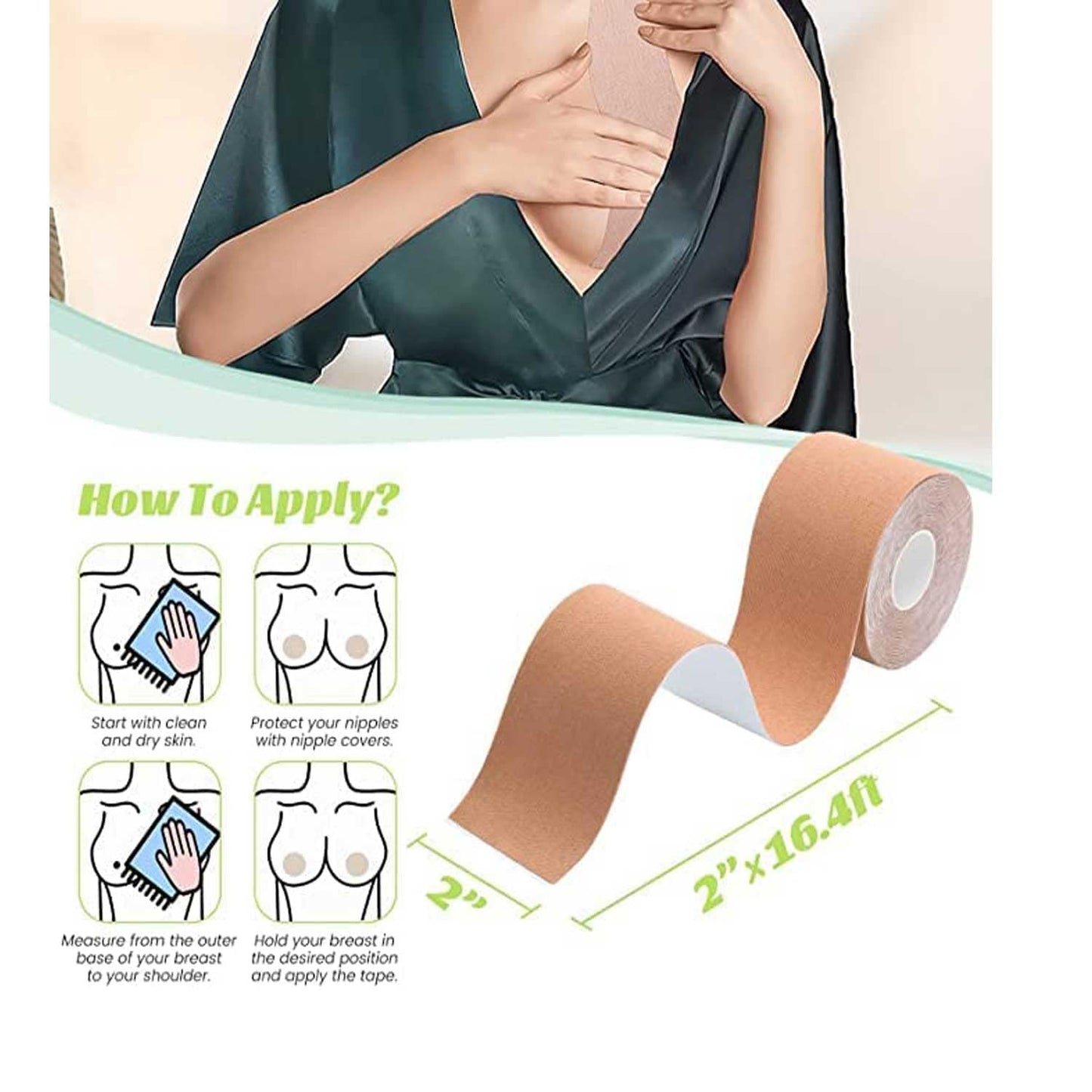 Women Cloth Self Adhesive Boob Tape