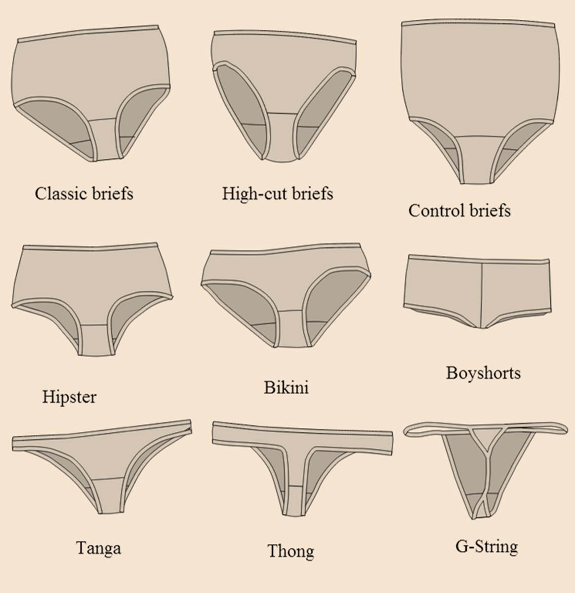 Women - Hustler - Screen Print Panties
