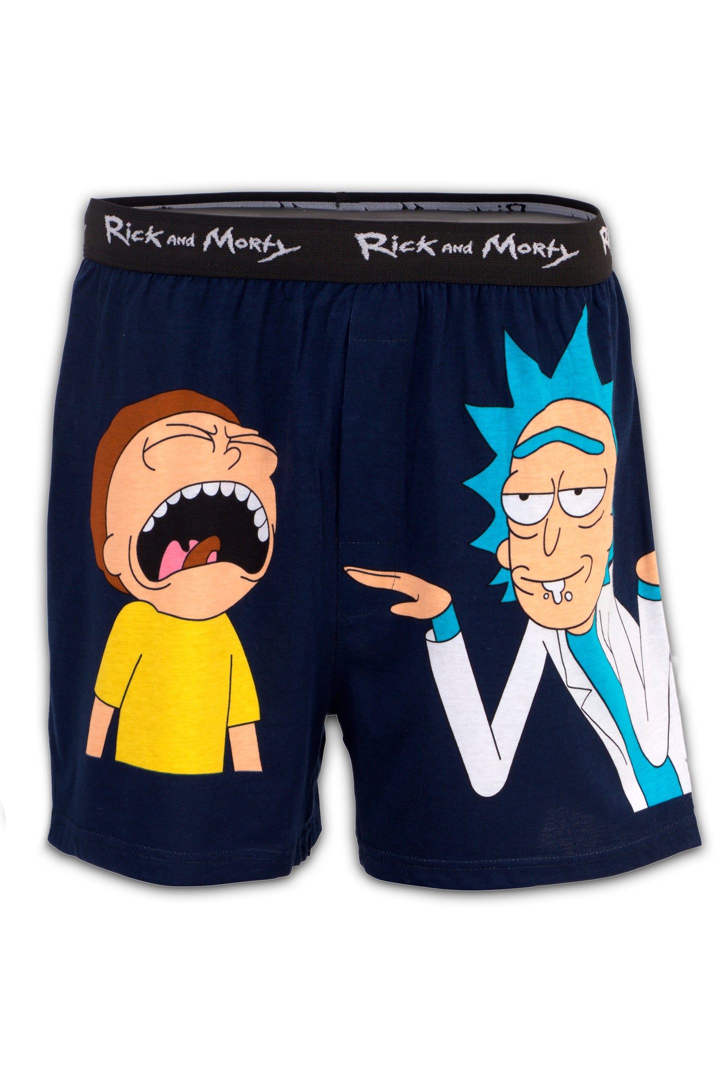 Men Navy 'RICK & MORTY' Cartoon Boxer