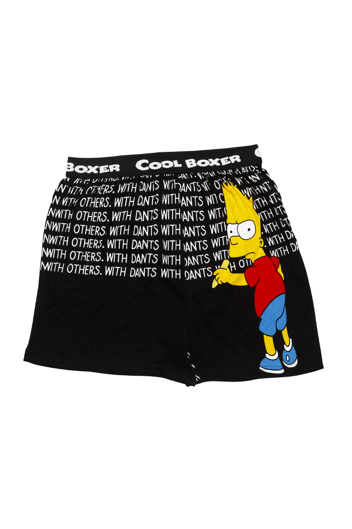 Men Black 'SIMPSONS' Cartoon Boxer