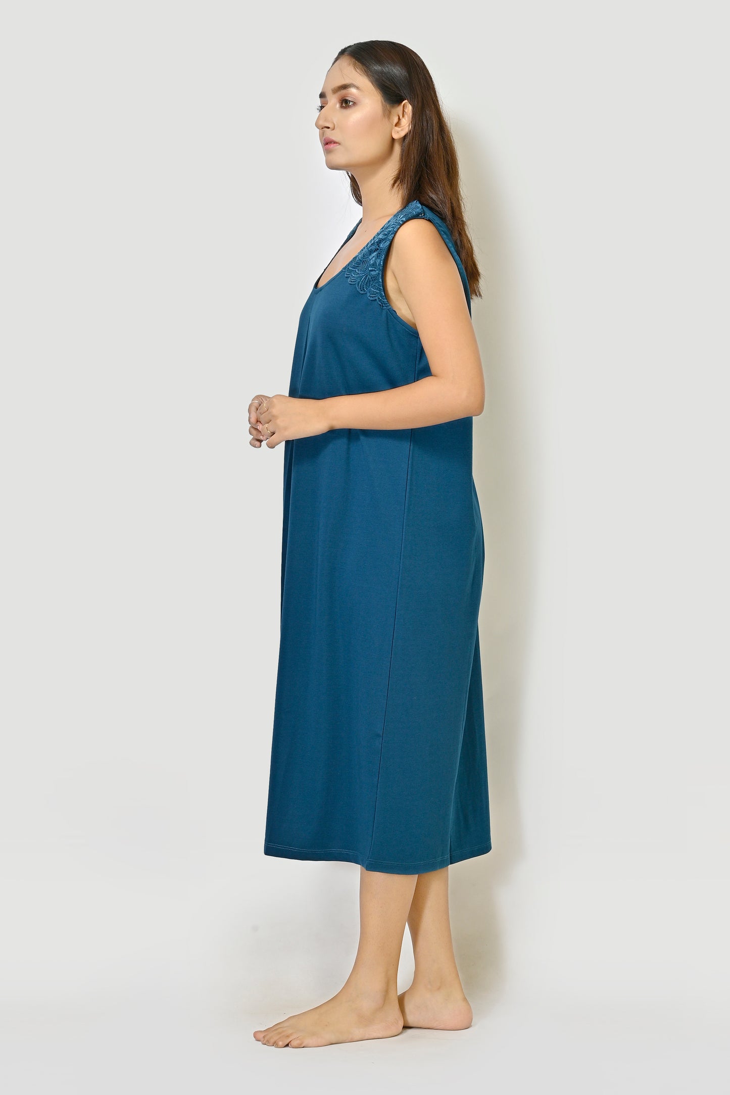Women Hosiery Cotton Comfortable Feeding Nighty