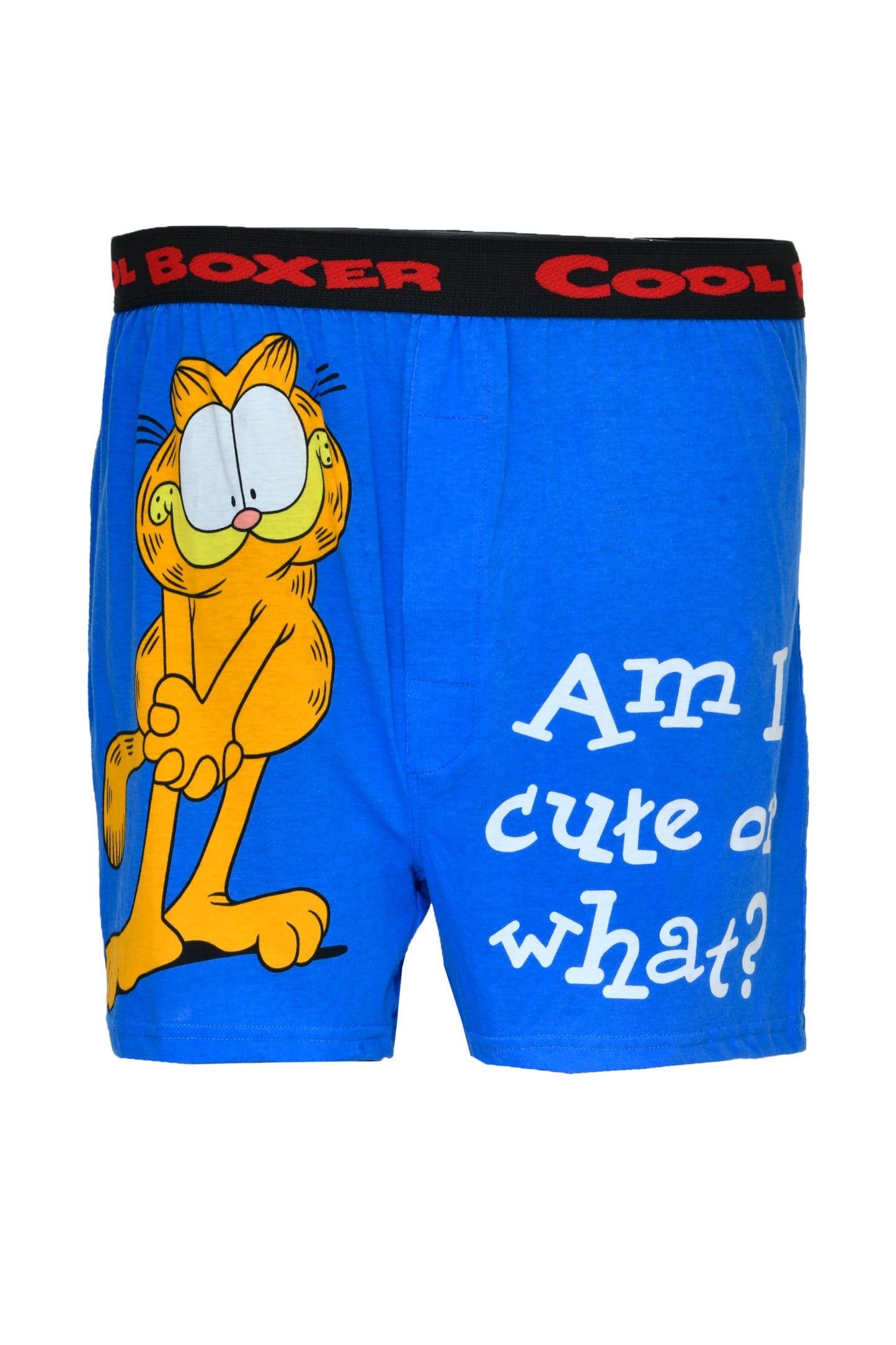 Men Blue "GARFIELD" Cartoon Boxer