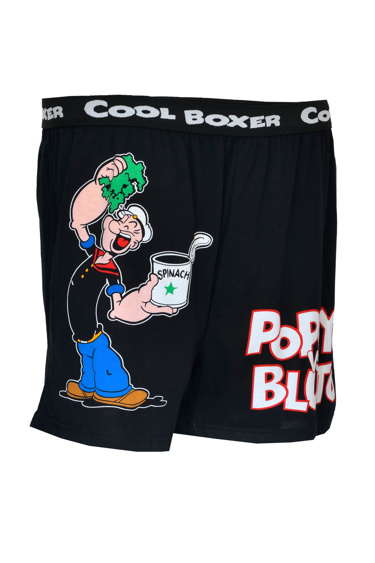 Men "POPEYE VS BLUTO" Cartoon Boxer