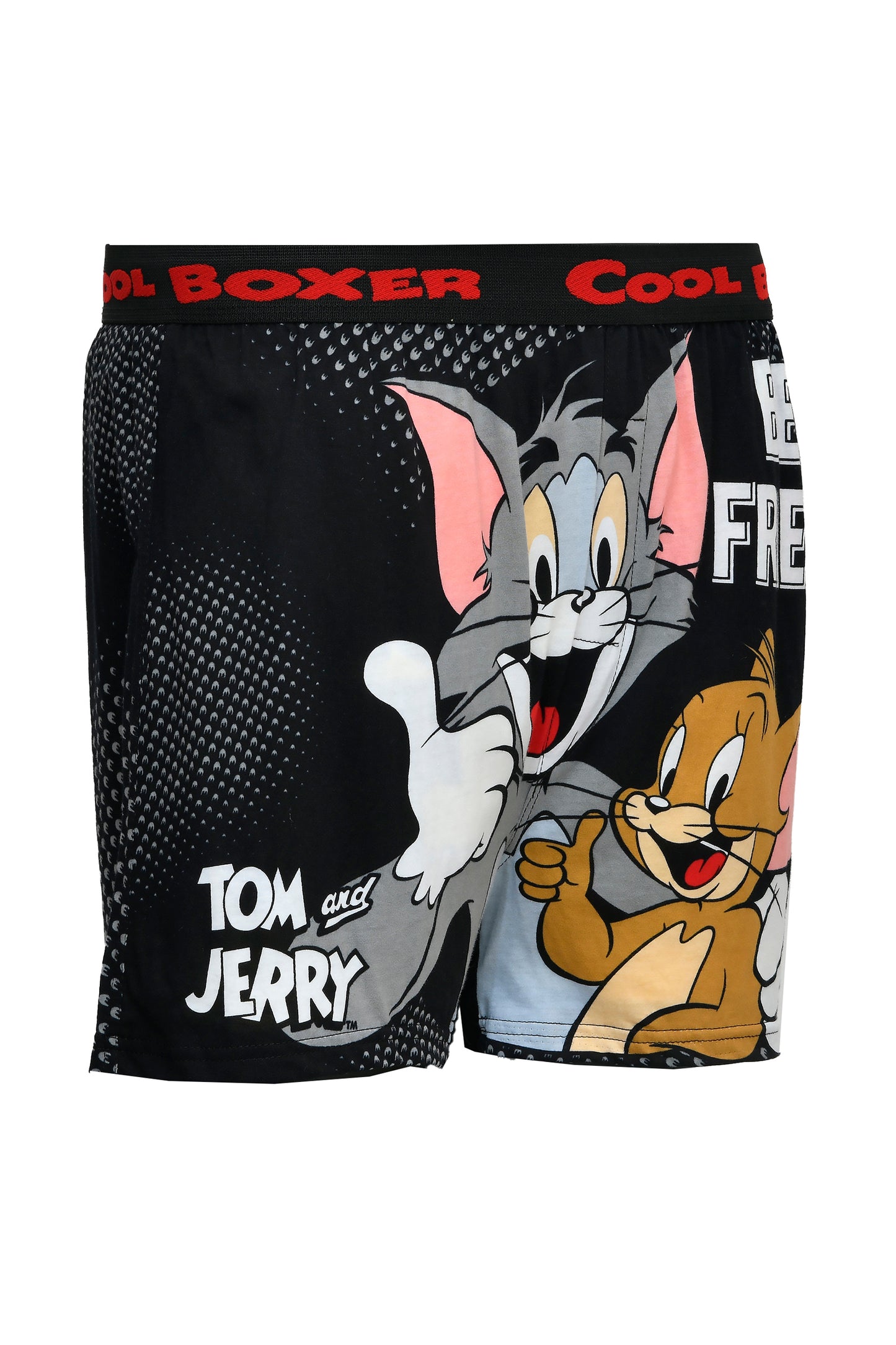 Men Black "TOM & JERRY" Cartoon Boxer
