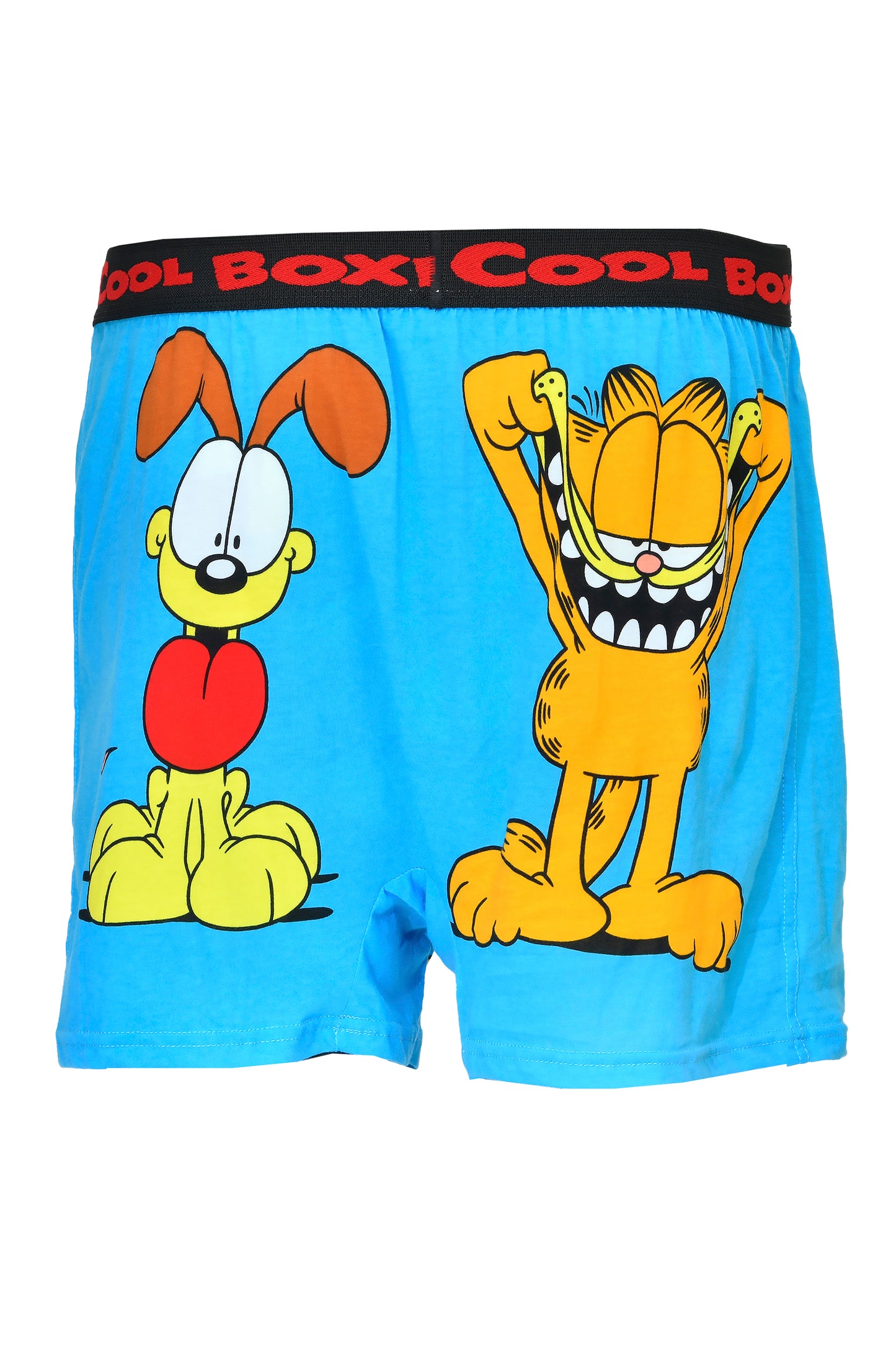 Men Blue "GARFIELD - RECOD MY LIPS" Cartoon Boxer