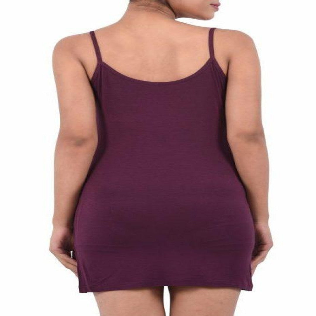 Women Thigh Length Micro Modal Cotton  Slip