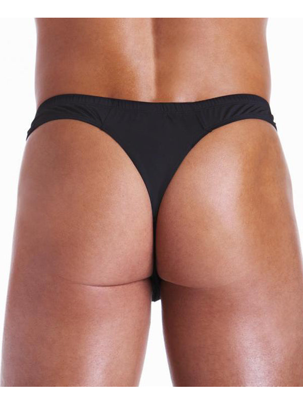 Men's Sexy Up Zip Thong By Hustler