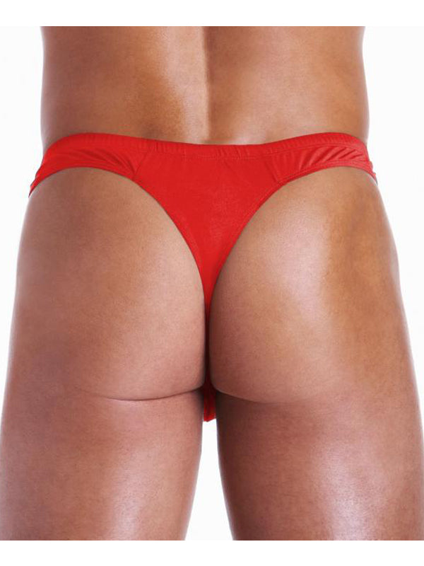 Men's Sexy Up Zip Thong By Hustler