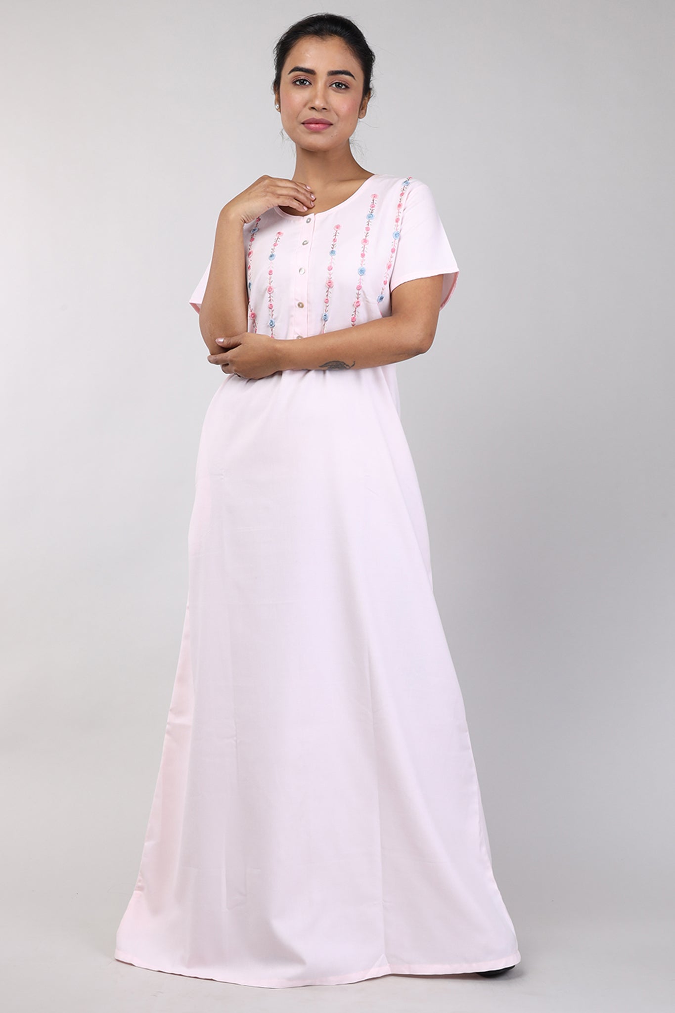 Full hand nighty discount cotton