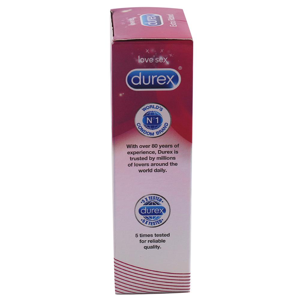 Durex Extra Ribbed Condom