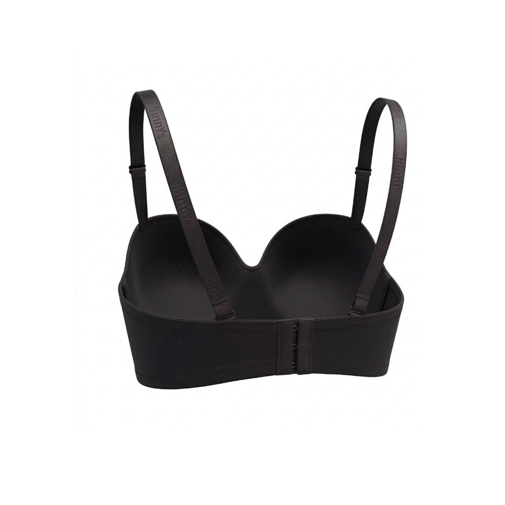 Noir Elegance Strapless Padded Bra