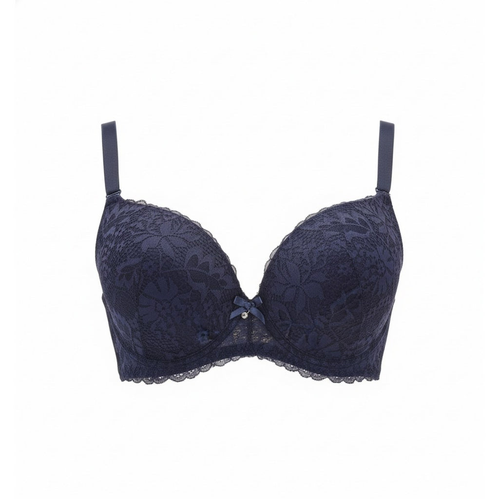Midnight Lace Elegance Padded Bra