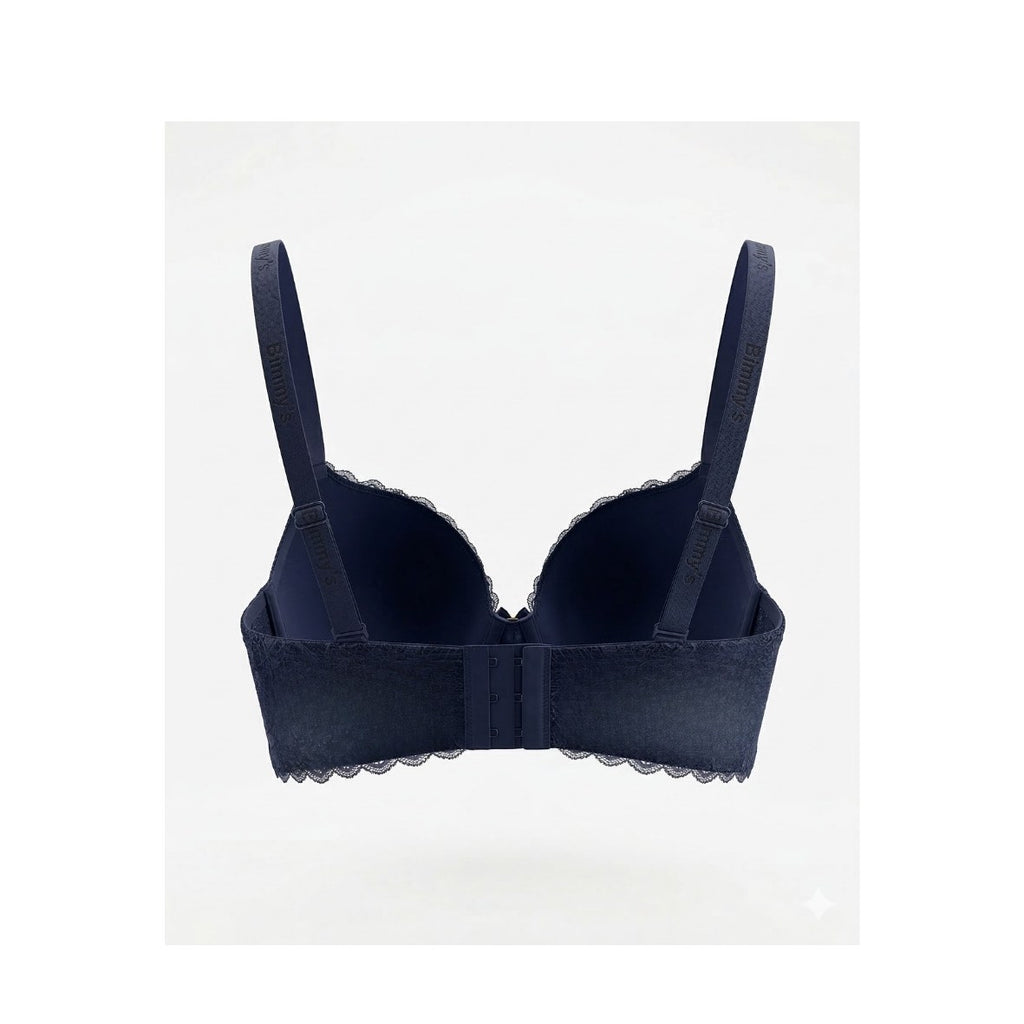 Midnight Lace Elegance Padded Bra