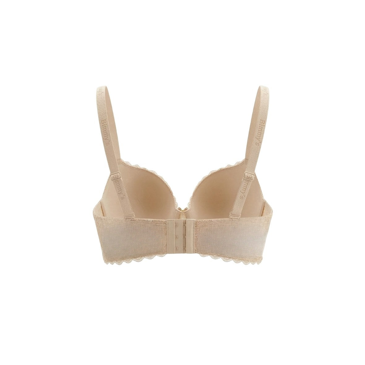 Beige Floral Lace Underwired Padded Bra