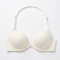 Off white Padded Front Open Bra