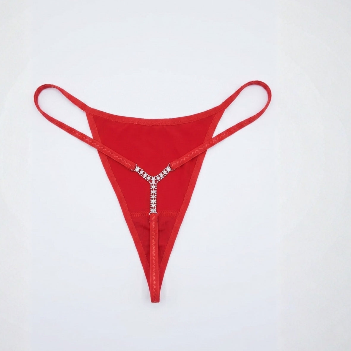 Ruby Spark Rhinestone G-String
