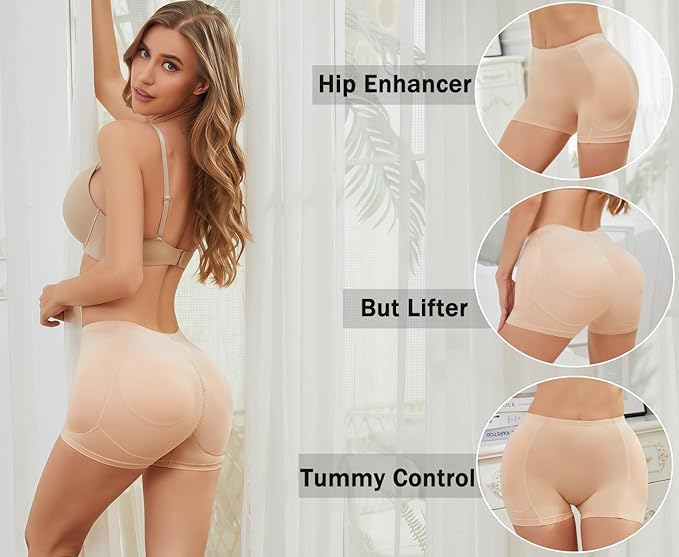 Padded Butt Enhancement Boyshorts