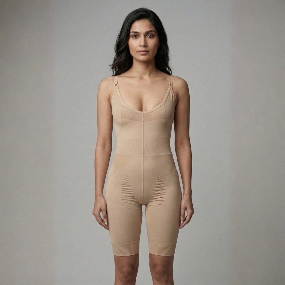 Full-Body Shaping Mid-Thigh Bodysuit