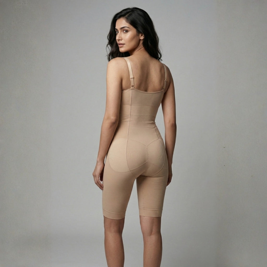 Full-Body Shaping Mid-Thigh Bodysuit