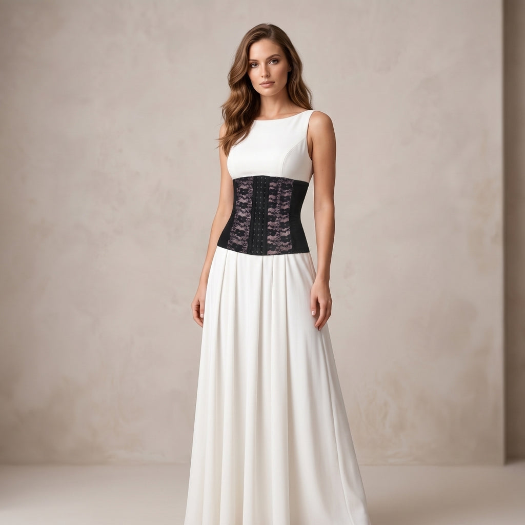 Self Designed Tummy Control Corset- Grey