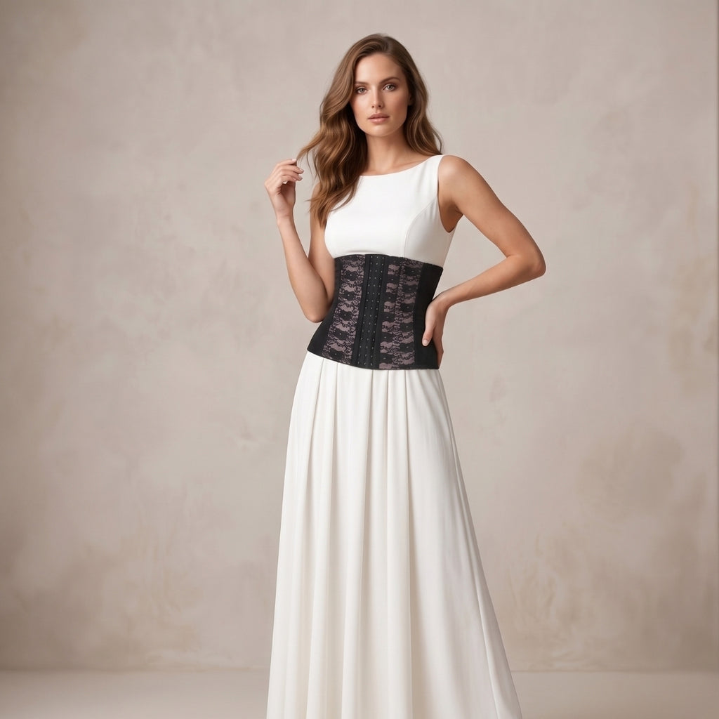 Self Designed Tummy Control Corset- Grey