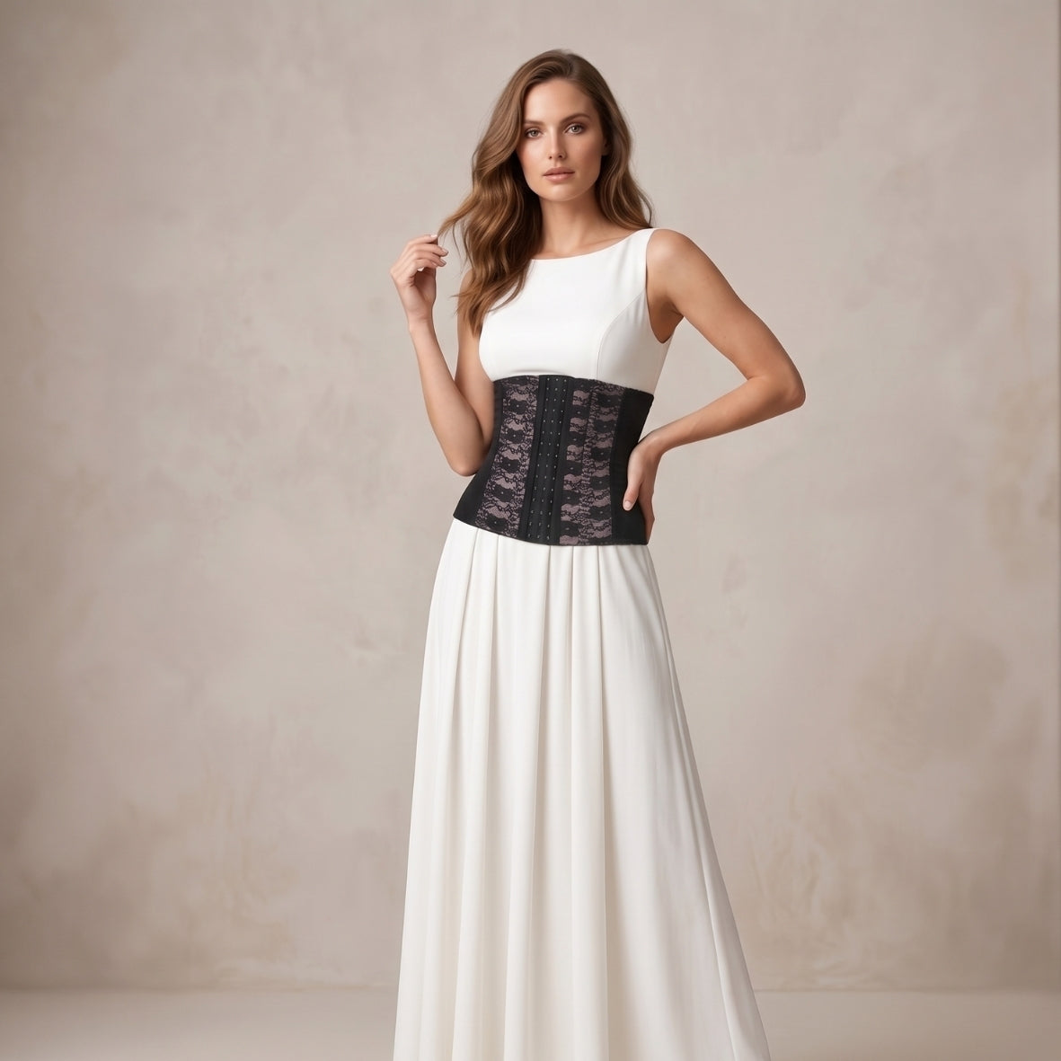 Self Designed Tummy Control Corset- Grey