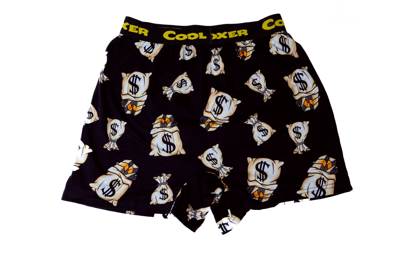 Men "BLACK DOLLAR" Cartoon Boxer