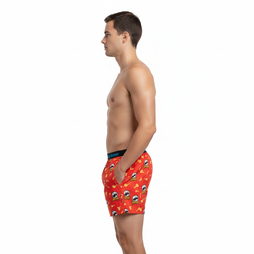 Men "PRINGLES CHIPS" Cartoon Boxer