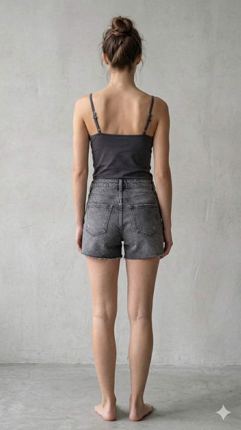 Dark Grey Modal Adjustable Strap Camisole