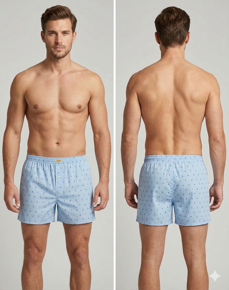 Sky Ease Printed Cotton Boxers