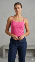 Classic Pink Hosiery Cotton Inner Camisole