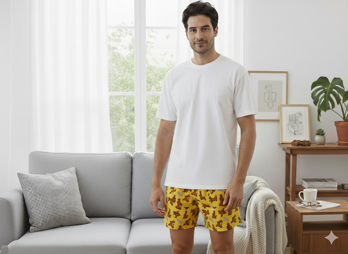 Men "SCOBBY DO" Cartoon Boxer