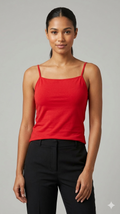 Classic Red Hosiery Cotton Inner Camisole