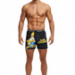 Men Black " SIMPSON STUPID CHORES" Cartoon Boxer
