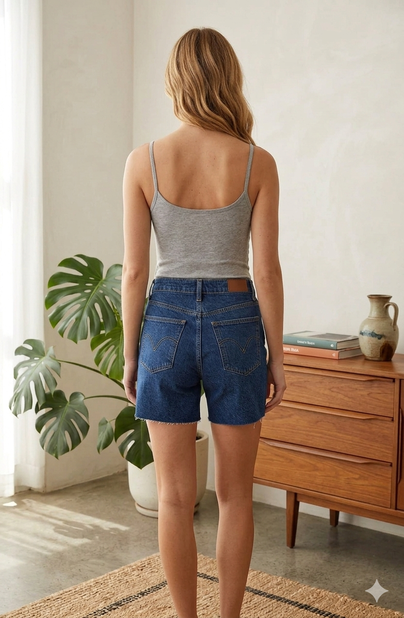 Grey Cotton Spandex Camisole