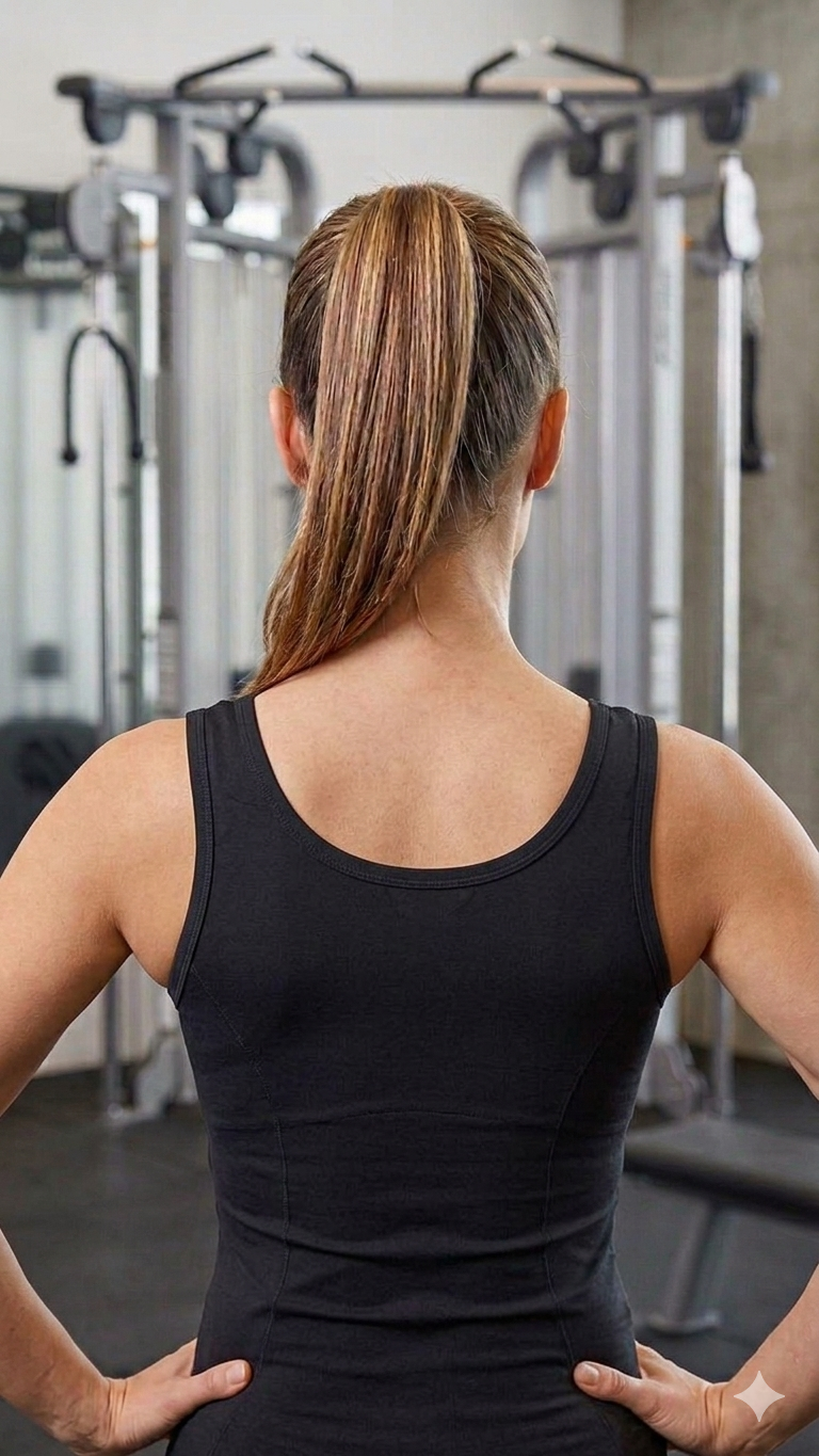 Women’s Black Broad Inner Slip in Cotton Lycra