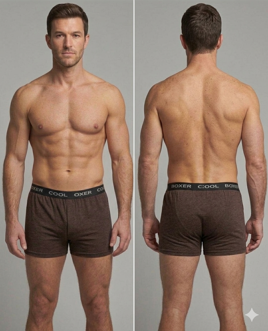 Essential Comfort Dark Brown Boxers