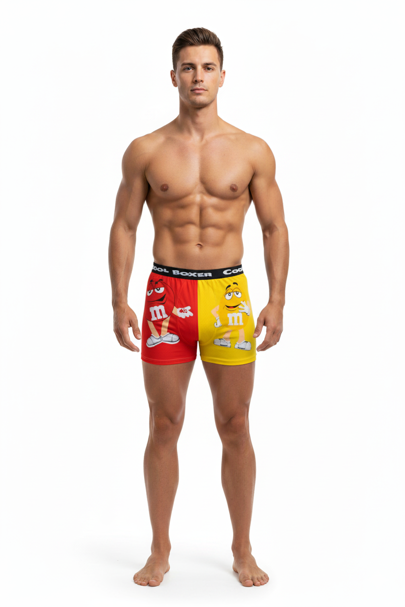 Men "Mr.M" Cartoon Boxer