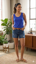 Royal Blue Women's Modal Broad Inner Vest