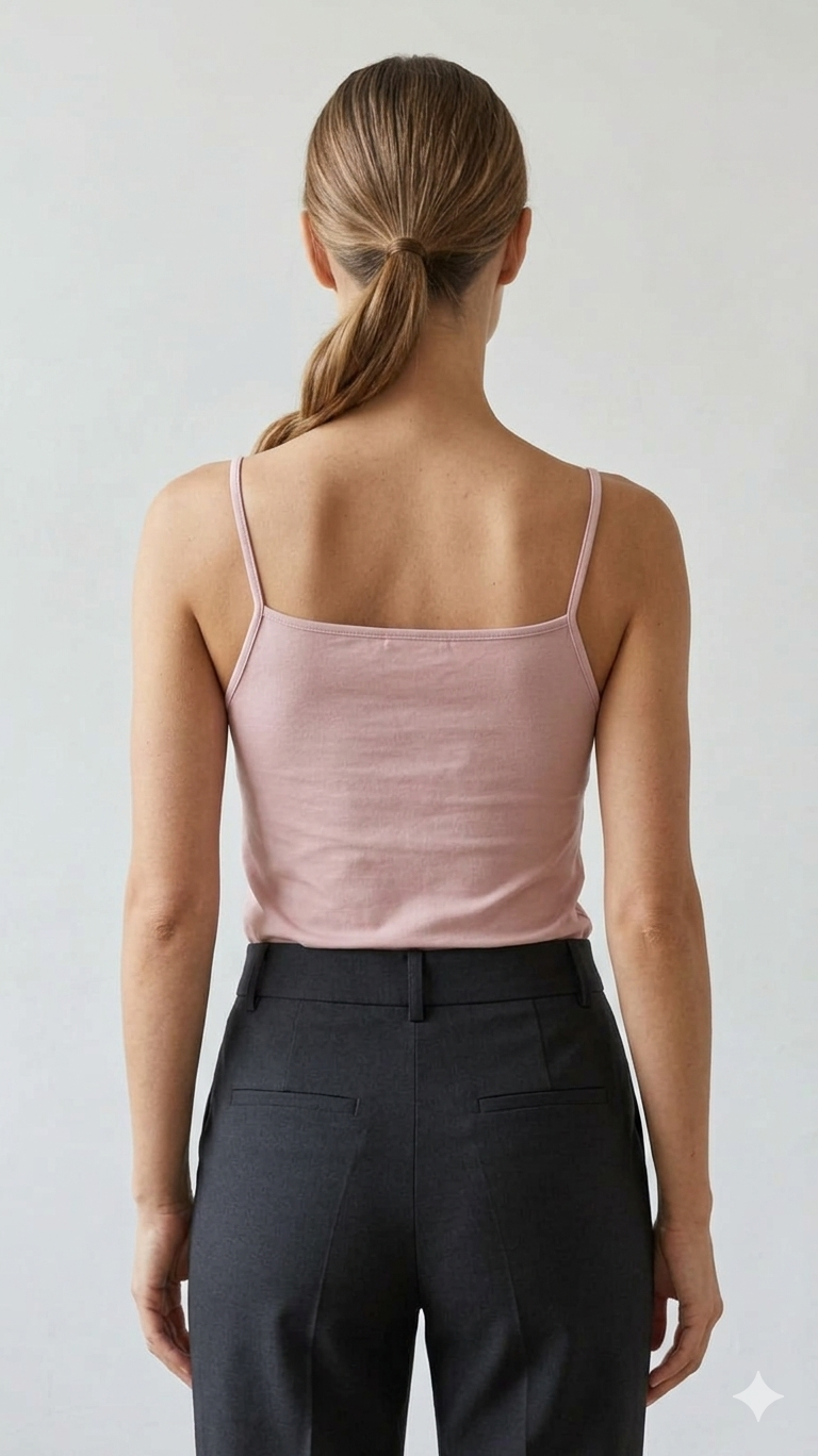 Soft Peach Hosiery Cotton Inner Camisole