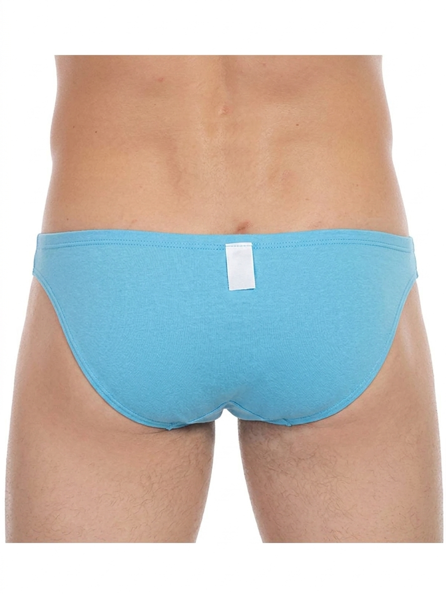 JQK Sky Blue Cotton Spandex Brief
