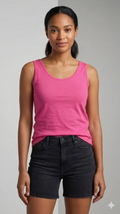 Fuschia Broad Strap Modal Inner Tank Top