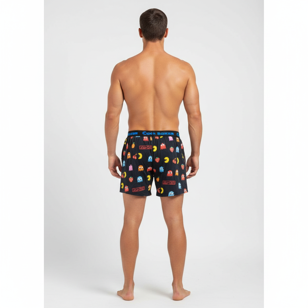 Men’s Modal Boxer Shorts – Pack-Man Print