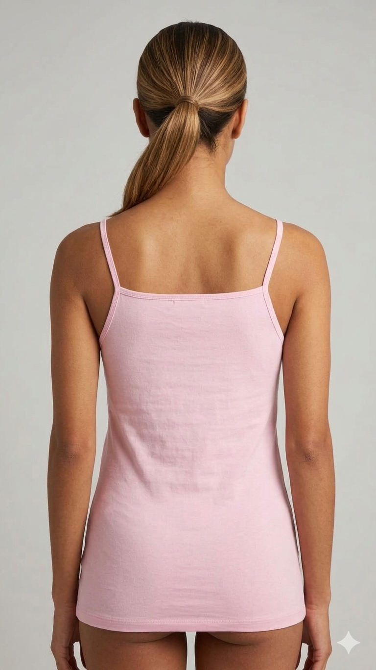 Soft Blush Hosiery Cotton Inner Camisole