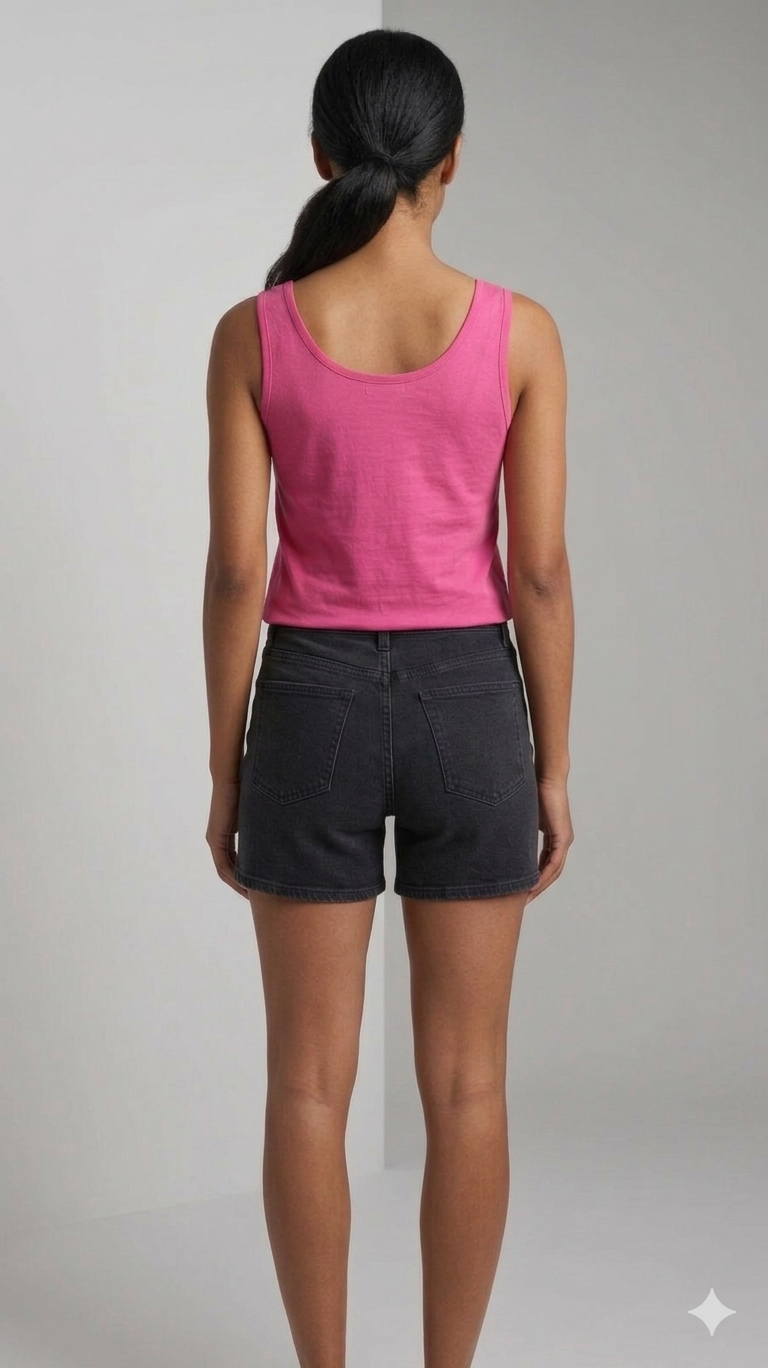 Fuschia Broad Strap Modal Inner Tank Top