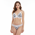 White Lace & Net Bikini Lingerie Set